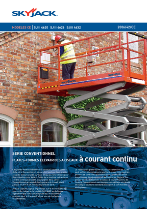 Kołowe podnośniki nożycowe Skyjack SJ III 4626