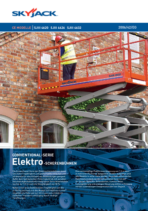 Kołowe podnośniki nożycowe Skyjack SJ III 4626