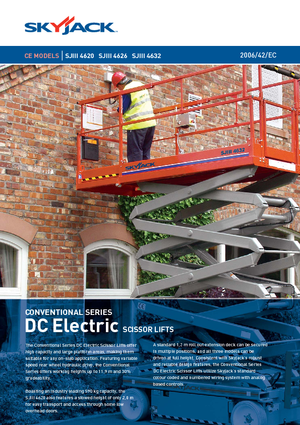 Kołowe podnośniki nożycowe Skyjack SJ III 4626