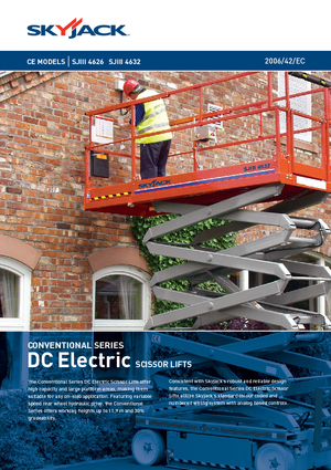 Kołowe podnośniki nożycowe Skyjack SJ III 4632