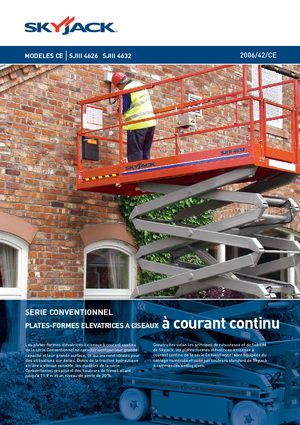 Kołowe podnośniki nożycowe Skyjack SJ III 4632