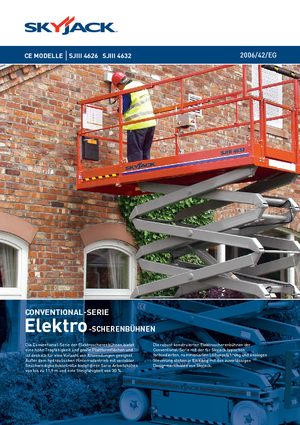 Kołowe podnośniki nożycowe Skyjack SJ III 4626