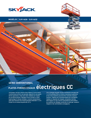 Kołowe podnośniki nożycowe Skyjack SJ III 4632