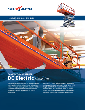 Kołowe podnośniki nożycowe Skyjack SJ III 4632