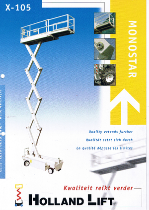 Kołowe podnośniki nożycowe Holland-Lift X 105 DL 18 4WD P