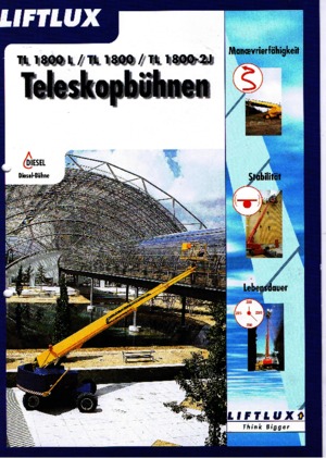 Kołowe teleskopowe platformy robocze Liftlux TL 1800 L