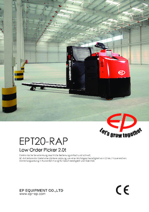 Wózki do kompletacji zamówień EP EPT20-RAP