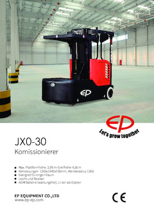 Wózki do kompletacji zamówień EP JX0-JX0-30