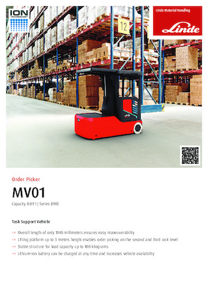 Wózki do kompletacji zamówień Linde MV01