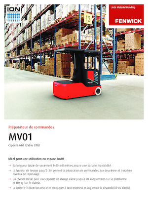 Wózki do kompletacji zamówień Linde MV01