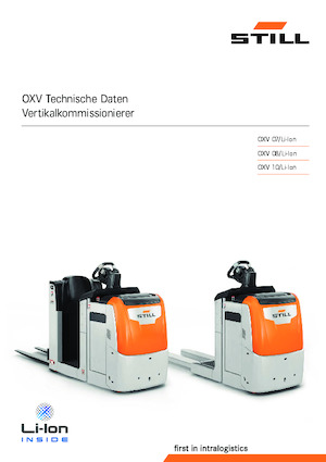 Wózki do kompletacji zamówień Still OXV 10