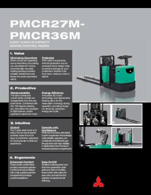 Wózki do kompletacji zamówień Mitsubishi PMCR27M