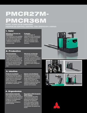 Wózki do kompletacji zamówień Mitsubishi PMCR27M