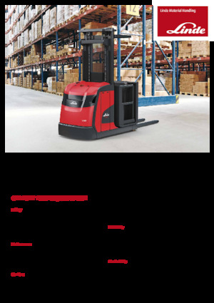 Wózki do kompletacji zamówień Linde V10 Std