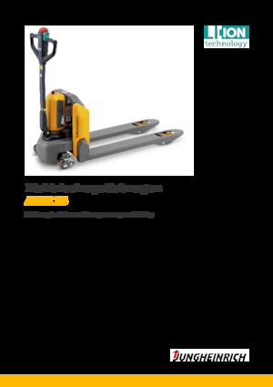 Wózek paletowy ręczny Jungheinrich AME 15