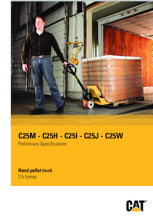 Wózek paletowy ręczny Caterpillar C25M