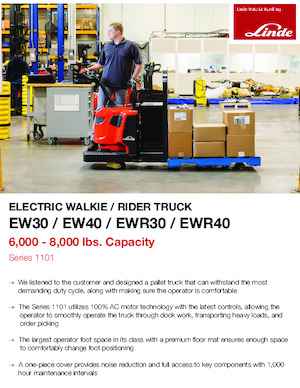 Wózek paletowy ręczny Linde EW40