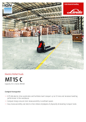 Wózek paletowy ręczny Linde MT15C