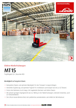 Wózek paletowy ręczny Linde MT15