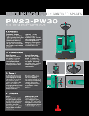 Wózek paletowy ręczny Mitsubishi PW23