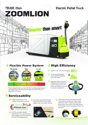 Wózek paletowy ręczny Zoomlion TB20E