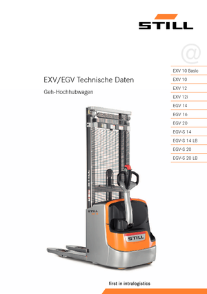 Wózki paletowe elektryczne Still EGV-S 14