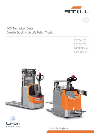 Wózki paletowe elektryczne Still EXD 20