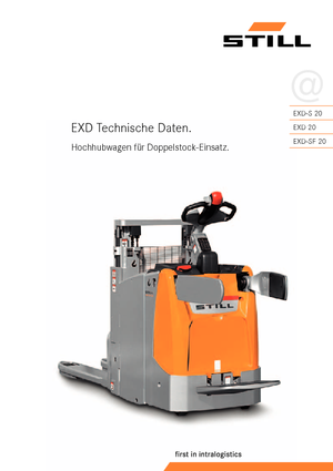 Wózki paletowe elektryczne Still EXD-S 20