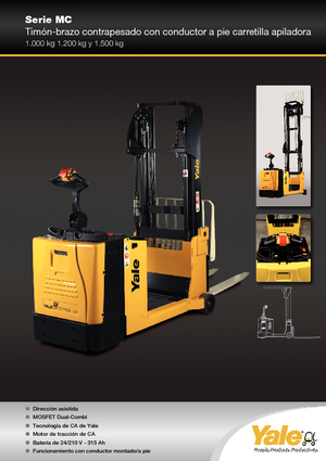 Wózki platformowe podnośnikowe Yale MC12