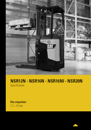 Wózki platformowe podnośnikowe Caterpillar NSR12N