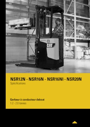 Wózki platformowe podnośnikowe Caterpillar NSR16N