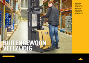 Wózki platformowe podnośnikowe Caterpillar NSV12P