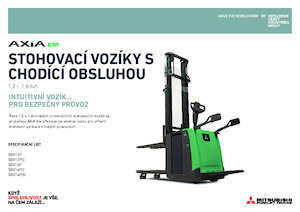 Wózki platformowe podnośnikowe Mitsubishi SBV16P(I)