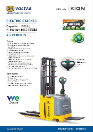 Wózki platformowe podnośnikowe OM VVE 15