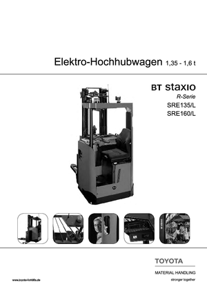 Wózki podnośnikowe z siedziskiem BT Staxio SRE 135 