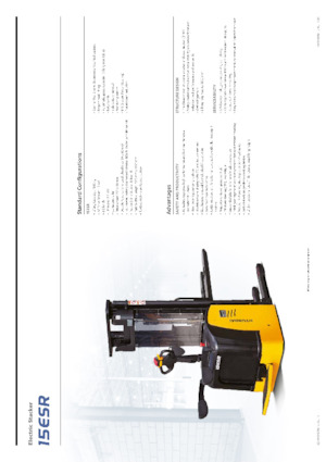 Wózki platformowe podnośnikowe Hyundai 15 ESR