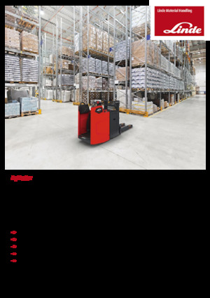 Wózki platformowe podnośnikowe Linde D10FP