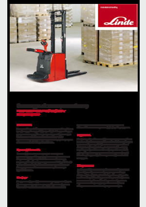 Wózki paletowe elektryczne Linde L16AP Std.