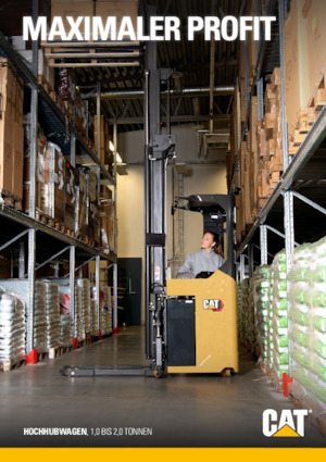 Wózki platformowe podnośnikowe Caterpillar NSR20N2S