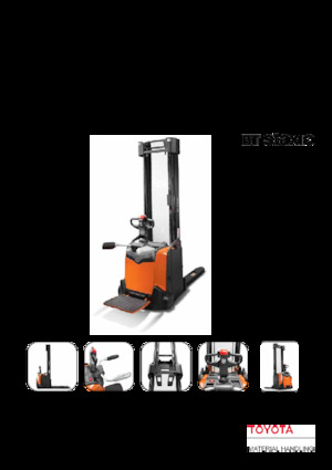 Wózki platformowe podnośnikowe Toyota SPE120