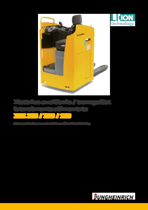 Elektryczne wózki paletowe z siedziskiem Jungheinrich ESE 220