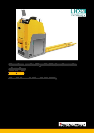 Elektryczne wózki paletowe z siedziskiem Jungheinrich ESE 533