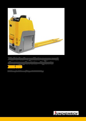 Elektryczne wózki paletowe z siedziskiem Jungheinrich ESE 533