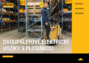 Elektryczne wózki paletowe platformowe Caterpillar NPV20N3D