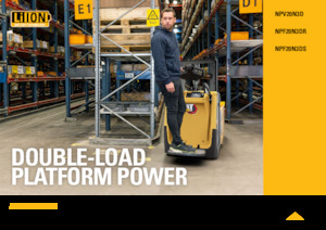 Elektryczne wózki paletowe platformowe Caterpillar NPV20N3D