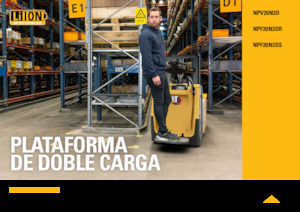 Elektryczne wózki paletowe platformowe Caterpillar NPV20N3D