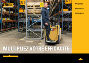 Elektryczne wózki paletowe platformowe Caterpillar NPV20N3D