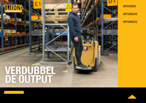 Elektryczne wózki paletowe platformowe Caterpillar NPV20N3D