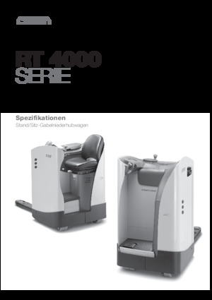 Elektryczne wózki paletowe platformowe Crown RT 4020-2.0