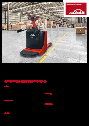 Wózek paletowy ręczny Linde T20P